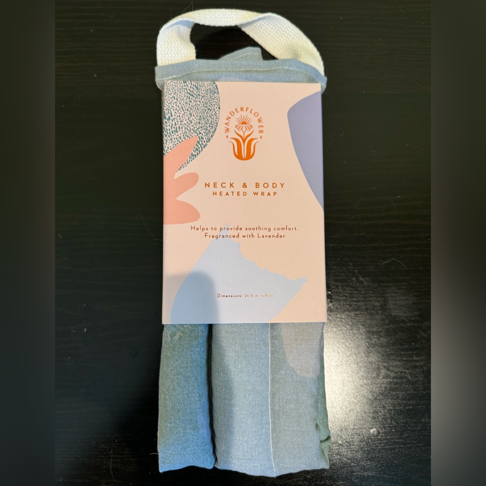 NWT Wanderflower Neck and Body Wrap with Lavender